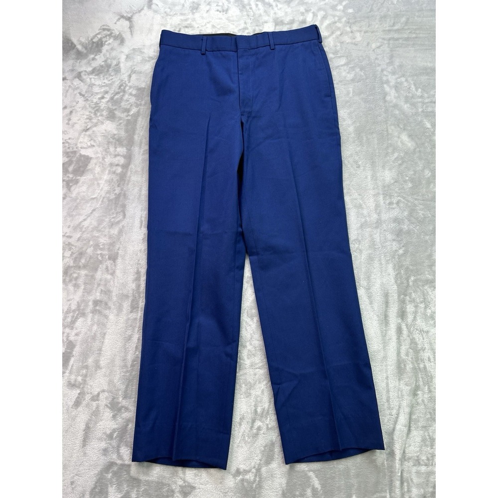 Bremen Bowdon Pants Men 36L Sky Blue Wool Dress Uniform Air Force Military DLA